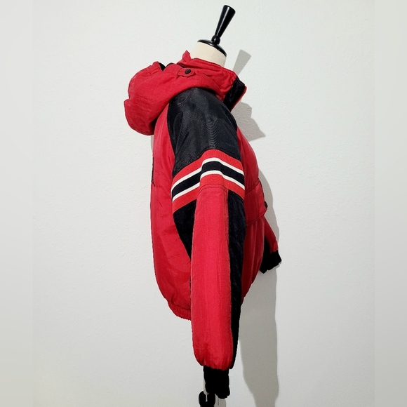 Vintage Nebraska Huskers Pullover Jacket Youth L (14-16) Or Adult S/M Quilted - Picture 3 of 14